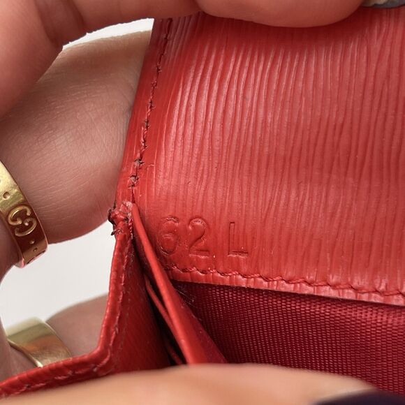 Prada Red Nylon And Leather Triangle Logo Long Wallet Complete Set - Picture 15 of 16